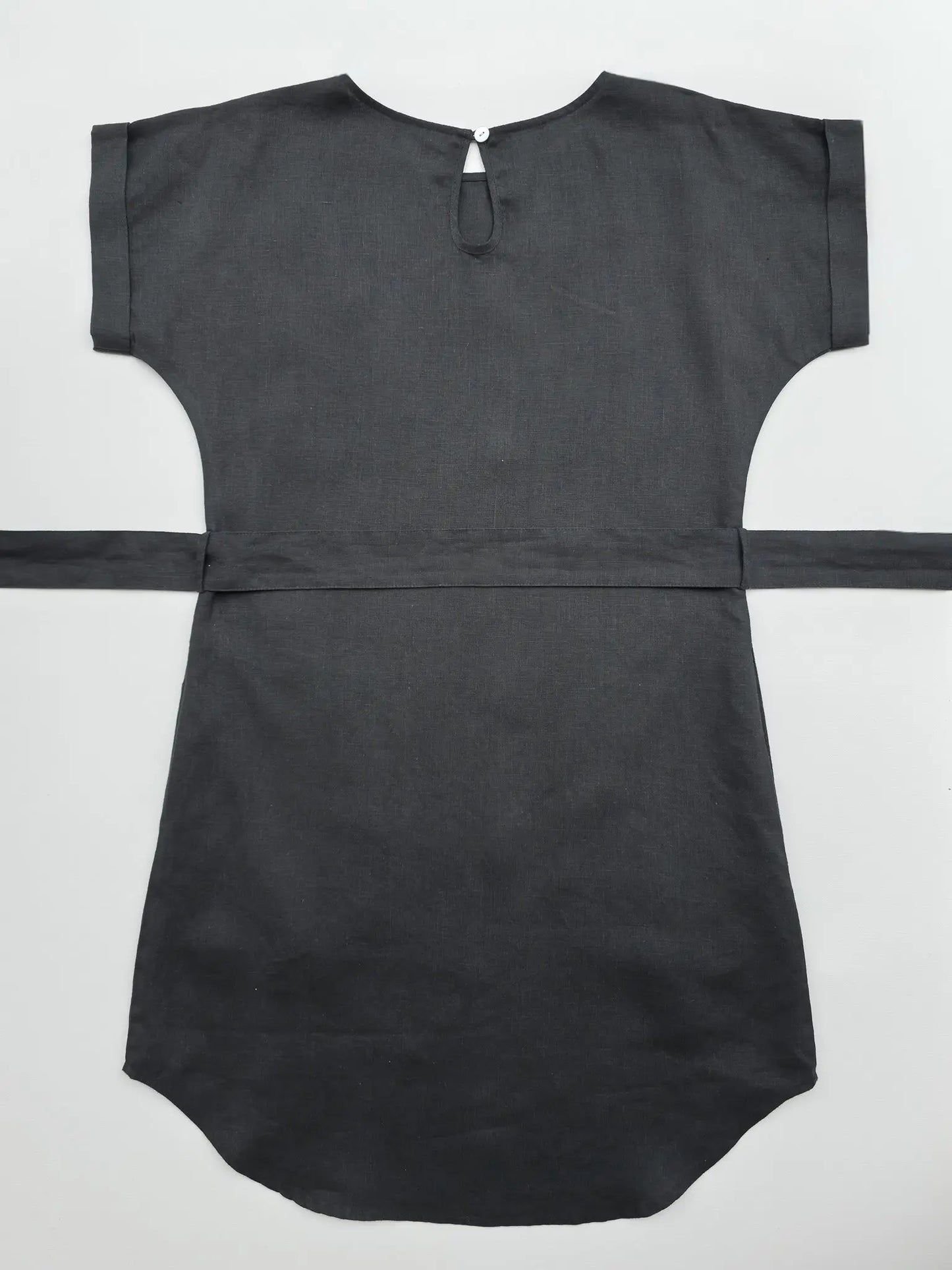 Women's 100% French linen T-Shirt Dress. Perfect for Australian summer, casual outings, and everyday wear. Relaxed style dress